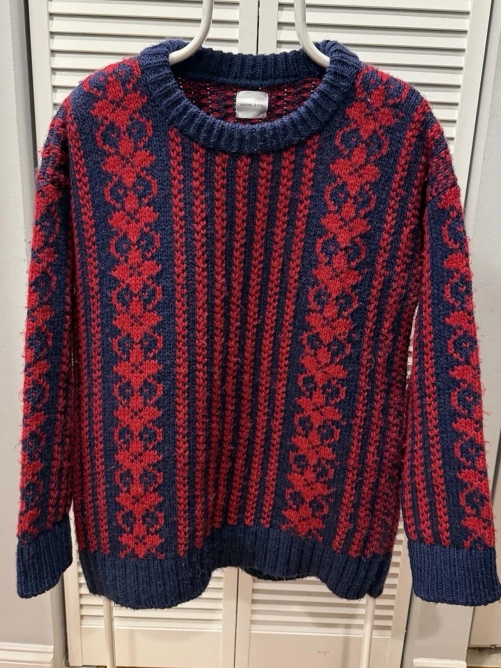 Anine Bing Wilma Heavy Chunky Sweater Women’s Size M/L